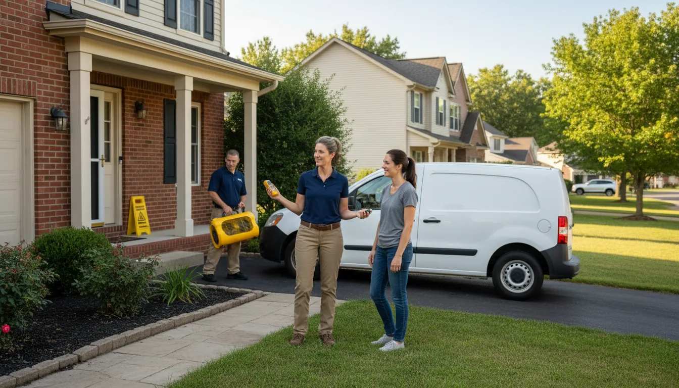 Water restoration image for Dehumidification And Cleanup Services in Conasauga, TN